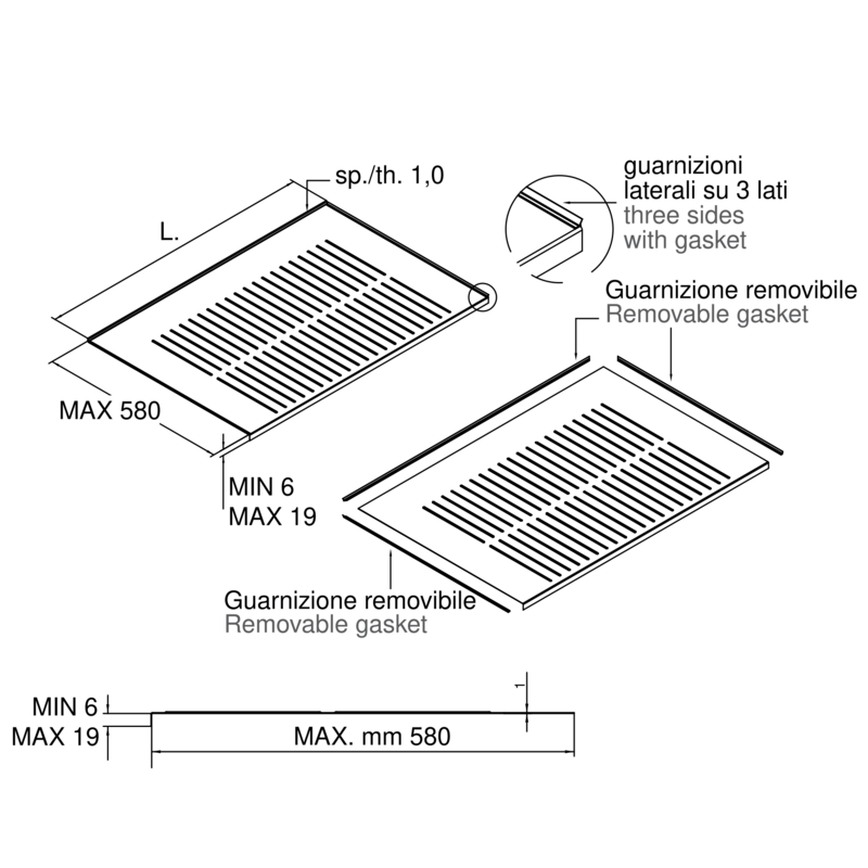 Descrizione immagine con misure